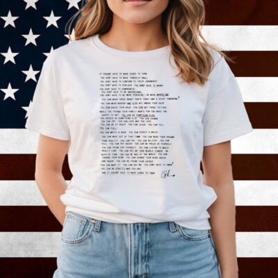 Laurens Journal Entry It Doesn’t Have To Make Sense To Them Shirts