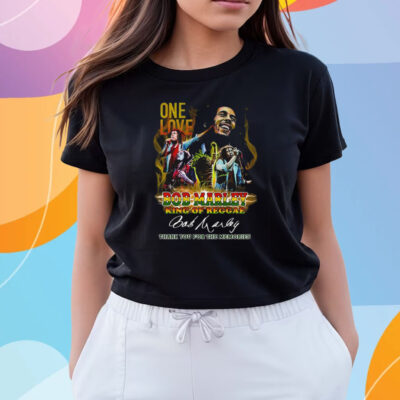 One Love Bob Marley King Of Reggae Thank You For The Memories Shirts