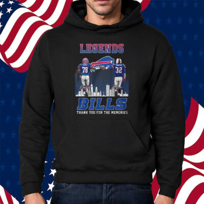 Bills Legends Smith Simpson Thank You For The Memories Shirt Hoodie