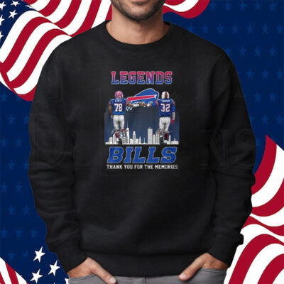Bills Legends Smith Simpson Thank You For The Memories Shirt Sweatshirt