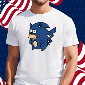 Sonic Pikachu Simpsons Shirt