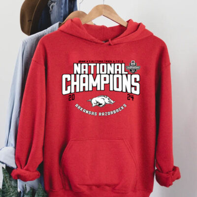 Arkansas Razorbacks 2024 Ncaa Women’s Outdoor Track & Field National Champions T-Shirt Hoodie