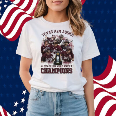 Personalized Texas A&M Aggies 2024 College World Series Champions Shirts