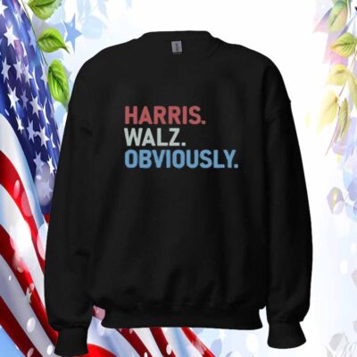 Harris Walz Obviously For President 2024 Shirt