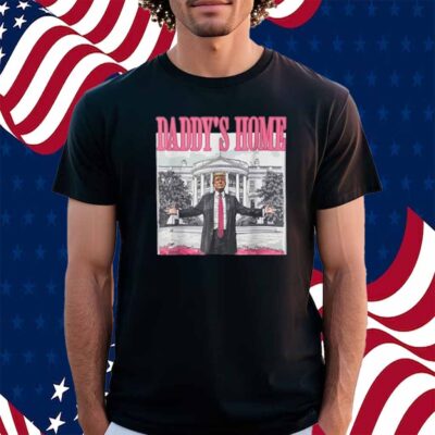 Trump 2024 Take America Back Daddy's Home Trump Pink 2024 T-Shirt