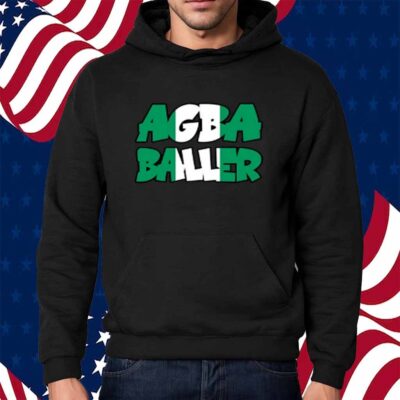 Agba Baller Wearing Agba Baller T-Shirt