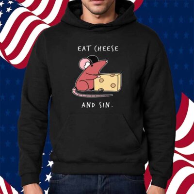 Yorunomachi Store Eat Cheese And Sin Shirt