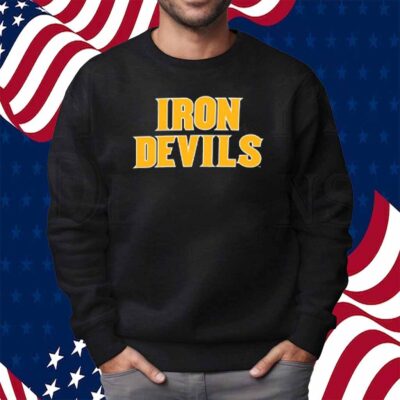 Cam Skattebo Wearing Asu Iron Devils Shirt
