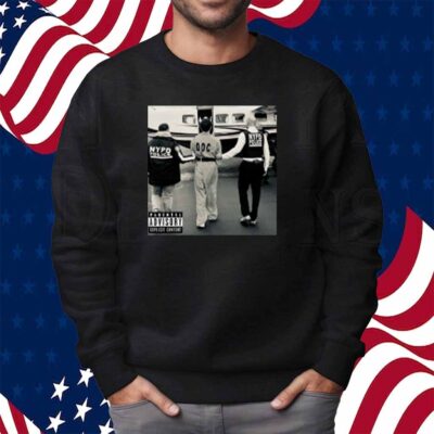 Limted Luigi Mangione Helicopter Pad With Police Album Cover Shirt
