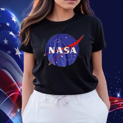 SpaceX Basic NASA Meatball Black Shirt