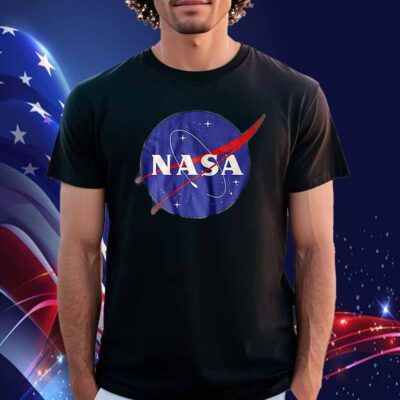 SpaceX Basic NASA Meatball Black Shirt