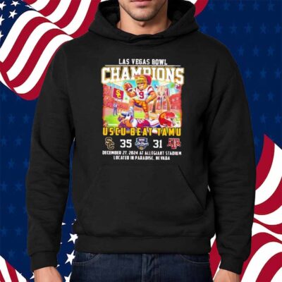 USC Trojans Beat Aggies Las Vegas Bowl Champions Shirt