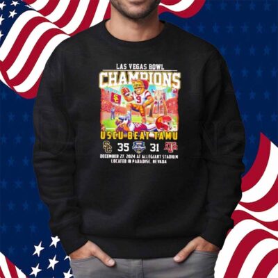 USC Trojans Beat Aggies Las Vegas Bowl Champions Shirt