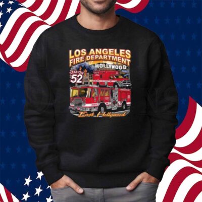 los angeles fire department, LAFD Station 52 East Hollywood California Fire Shirt