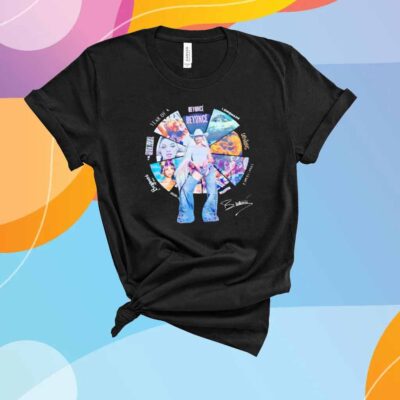 Beyonce Cowboy Carter Albums signature T-Shirt