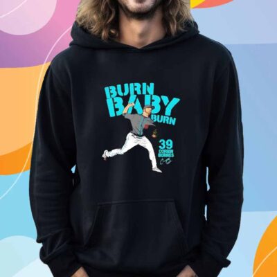 Corbin Burnes Burn Baby Burn 39 Arizona Diamondbacks T-Shirt