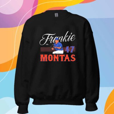 Frankie Montas Inked Script New York Mets T-Shirt