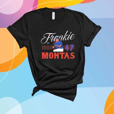 Frankie Montas Inked Script New York Mets T-Shirt