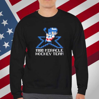 Official 8-Bit 1980 Miracle Hockey Team T-Shirt