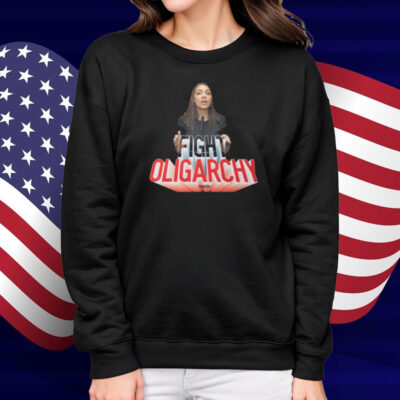 Aoc See Through Fight Oligarchy Shirt