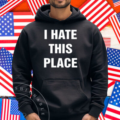 Hotwatermusic I Hate This Place I Love These Chords Shirt