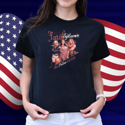 Official Fatal Influence Like Follow Survive Mineral Wash WWE 2025 Shirt