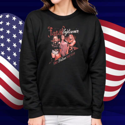 Official Fatal Influence Like Follow Survive Mineral Wash WWE 2025 Shirt