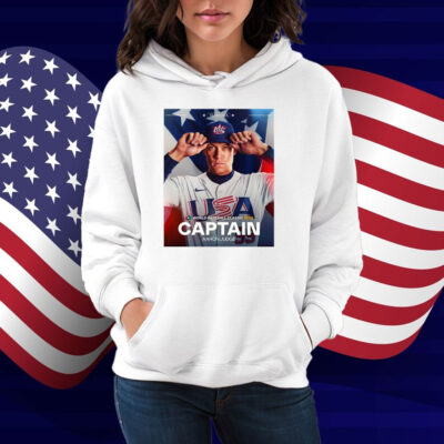 Official MLB Team USA World Baseball Classic 2025 Captain Aaron Judge New York Yankees Poster Shirt