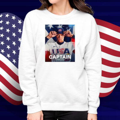 Official MLB Team USA World Baseball Classic 2025 Captain Aaron Judge New York Yankees Poster Shirt