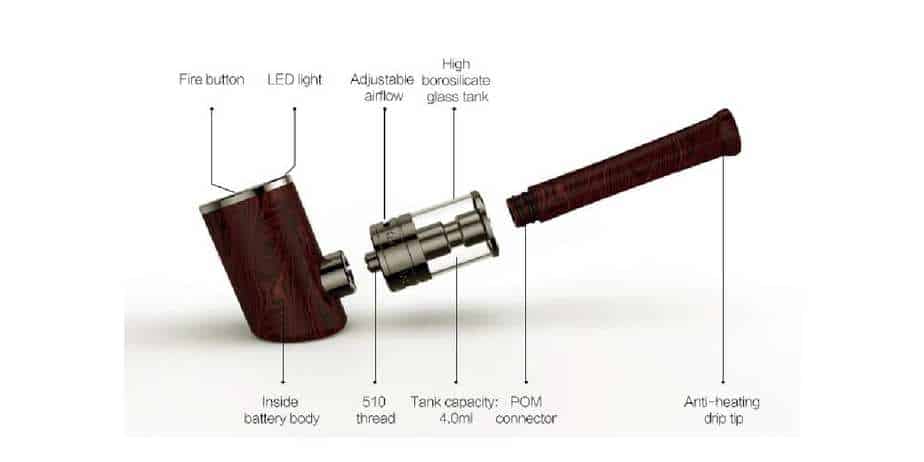 Kamry K1000 Plus E-Pipe Kit