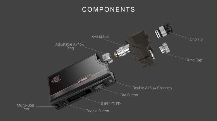 Snowwolf wocket snowwolf wocket pod system $9. 45 (usa)