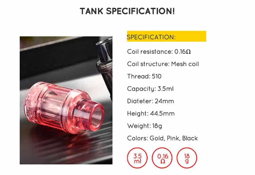 Vapor Storm Disposable Sub Ohm Tank