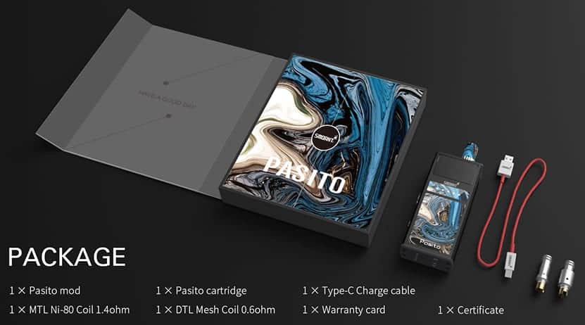 Smoant pasito package smoant pasito pod kit $17. 84