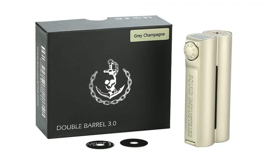 Squid industires double barrel v3 mod squid industries double barrel v3 box mod $59. 99