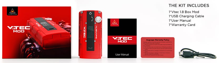 Augvape vtec1. 8 box mod augvape vtec 1. 8 200w mod $28. 08