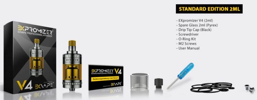 Expromizer v4 mtl rta exvape expromizer v4 mtl rta $22. 07