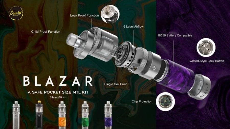 Coilart blazar mtl vape kit coilart blazar mtl kit $34. 14 + fs