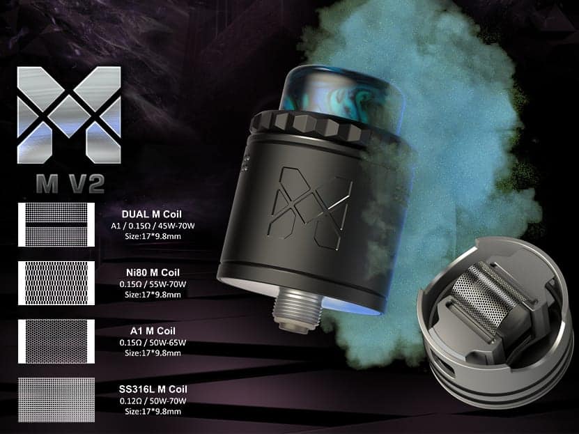 Vandy vape mesh v2 rebuildable dripping atomizer vandy vape mesh v2 rda $17. 20