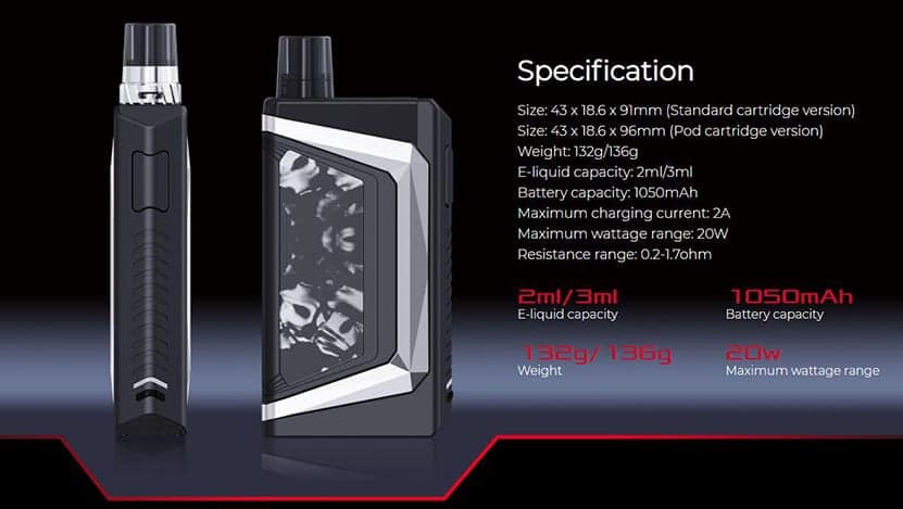 Wismec preva pod starter kit wismec preva pod system $10. 99