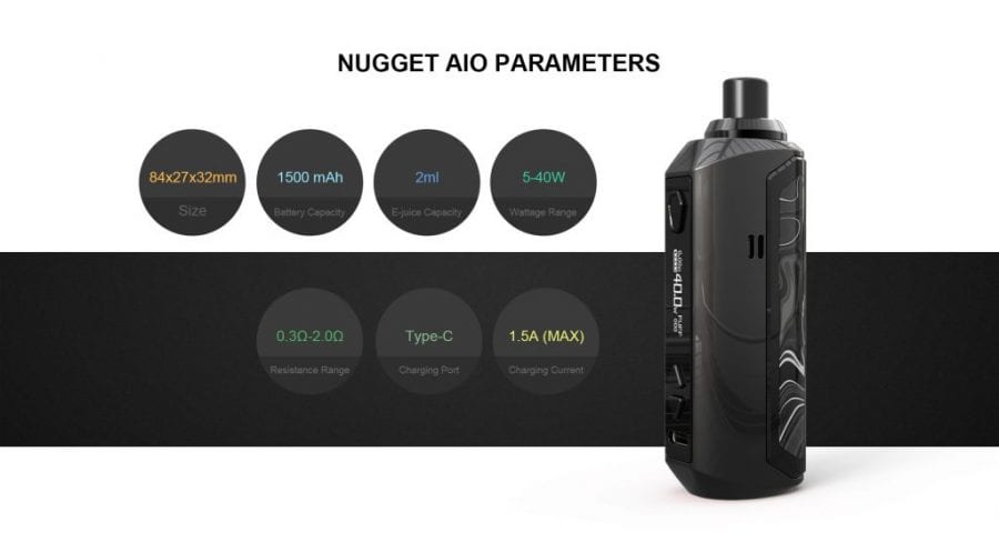 Artery nugget aio 40w pod kit scaled artery nugget aio kit $20. 25