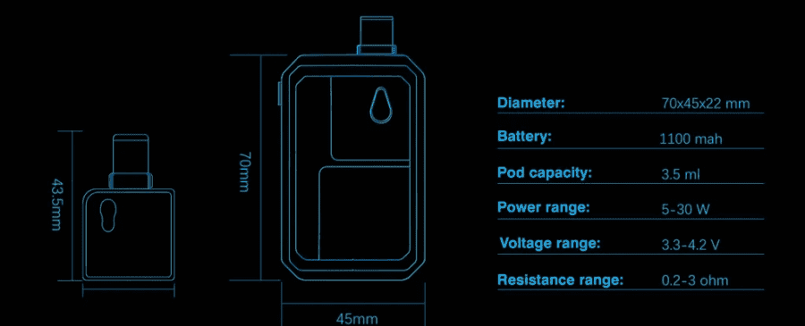 Blitz realm vape pod system blitz realm pod kit $14. 75