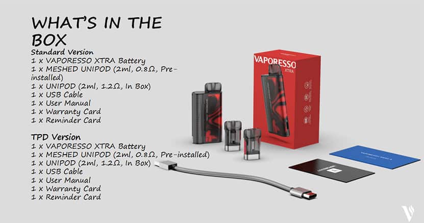 Vaporesso xtra pod kit vaporesso xtra pod system kit $10. 99 (usa)