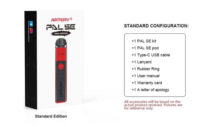 Artery pal se v2 pod system kit artery pal se v2 pod system $14. 63