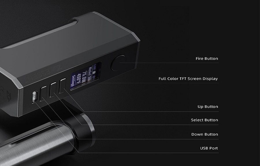 Zq essent dna75c vape mod zq essent dna75c mod $66. 99