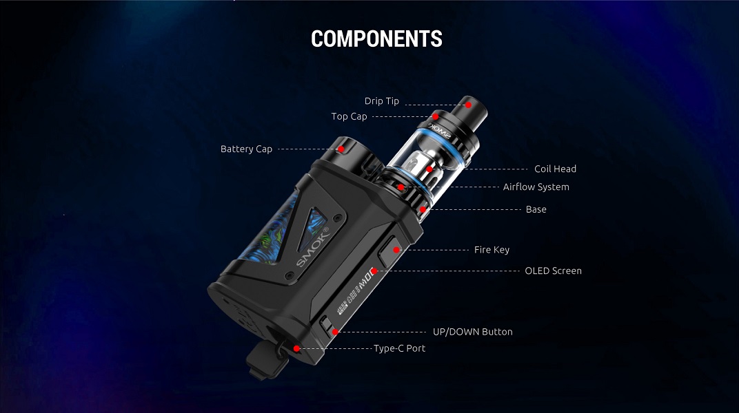 Smok scar mini 80w kit smok scar-mini mod $32. 99 | 80w kit $34. 99