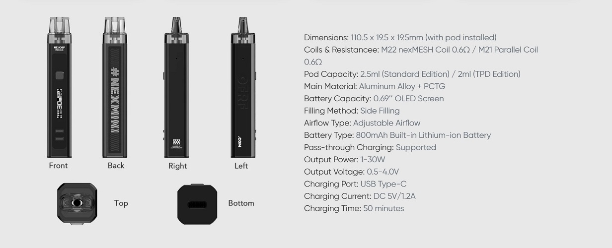 Ofrf nexmini pod kit ofrf nexmini pod system $18. 00 (usa)