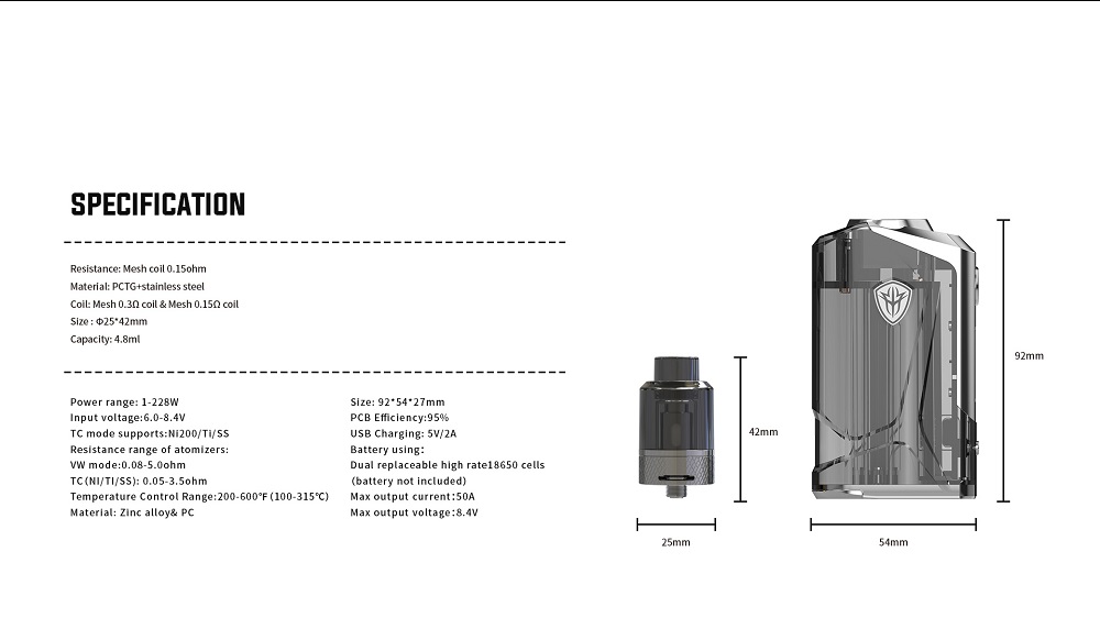 Rincoe jellybox 228w box mod rincoe jellybox 228w mod $28. 19 | kit $29. 39