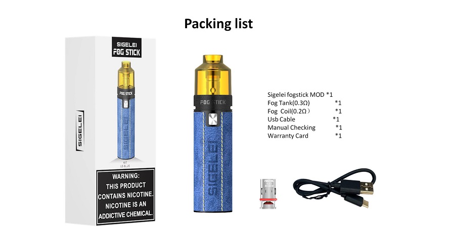 Sigelei fog stick 80w kit sigelei fog stick kit $26. 99 (usa)