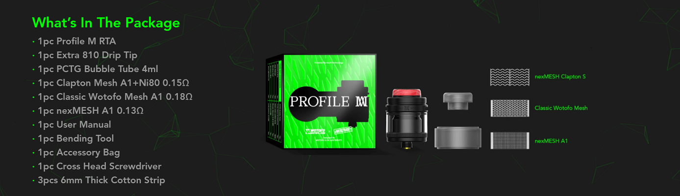 Wotofo profile mesh rta wotofo profile m rta $23. 50