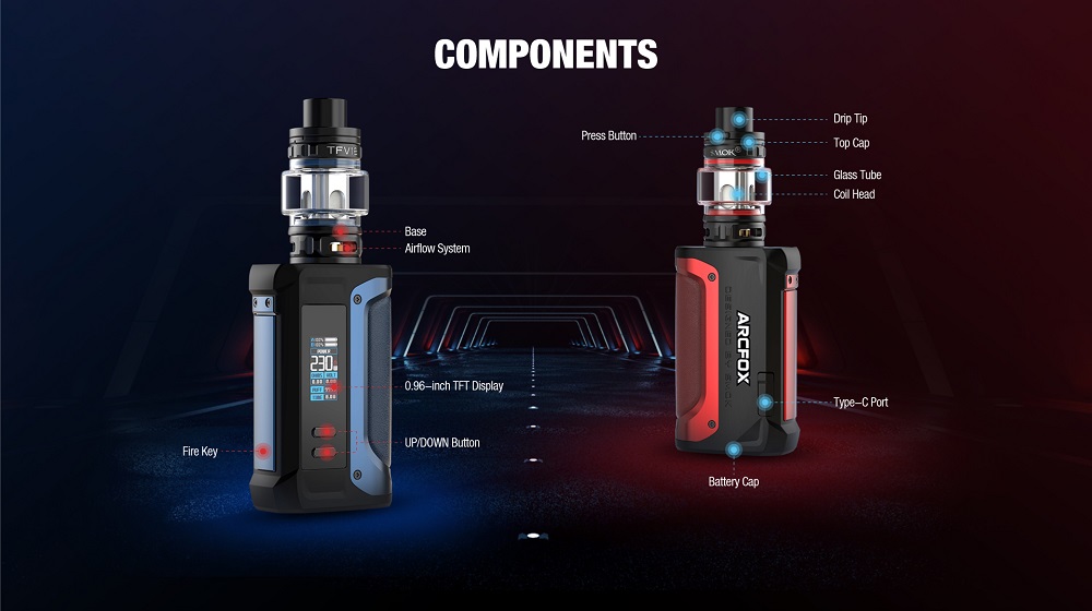 Smok arcfox vape kit smok arcfox 230w mod $35. 59 | starter kit $43. 99